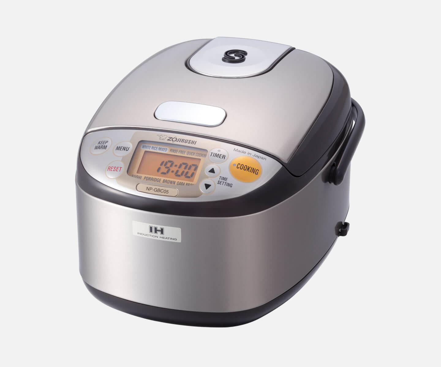 Zojirushi NP-GBC05XT Induction Heating System Rice Cooker and Warmer, 0.54 L, Stainless Dark Brown