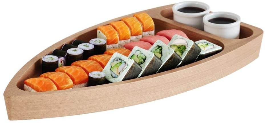Wooden Sushi Boat by Engineered Design