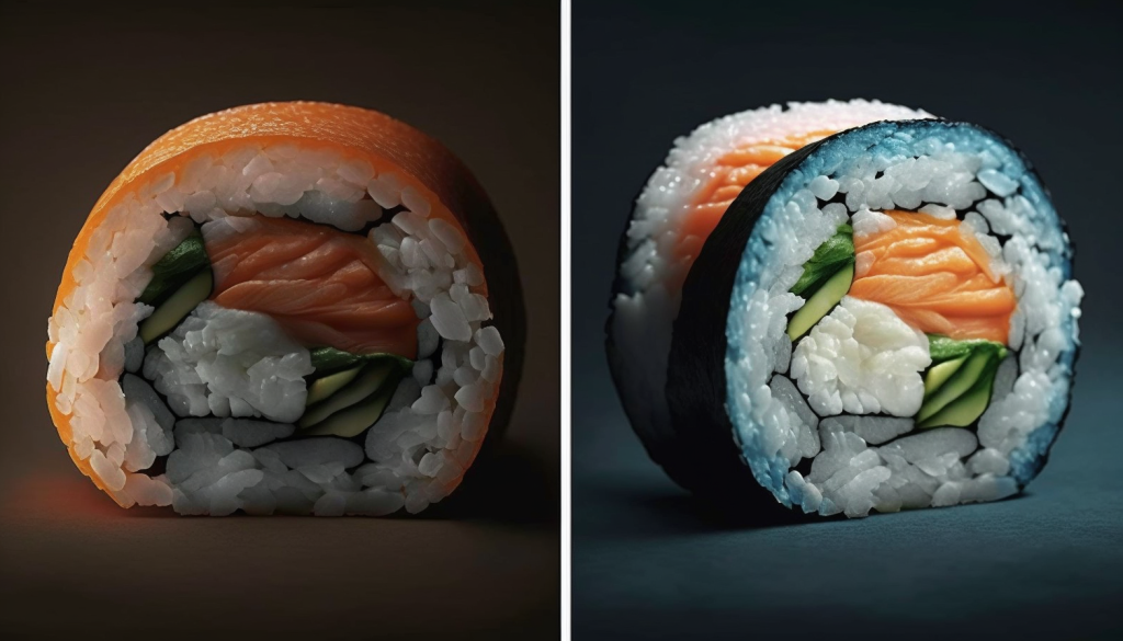 hand roll sushi verses sushi roll